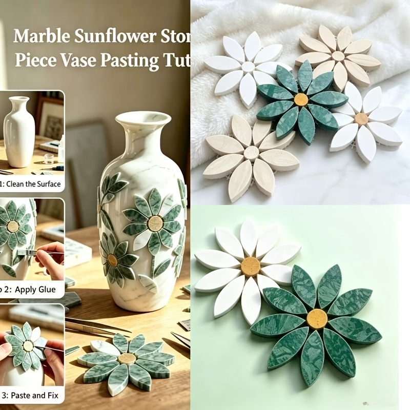 Zara Home Bathroom Accessories - Mosaicos de Mármore Verde e Branco
