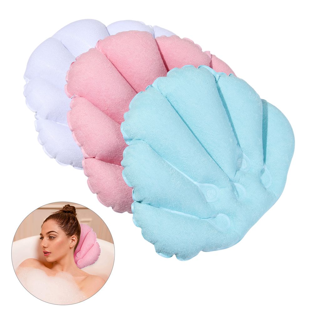 Bathtub Pillow Inflatable - Travesseiro inflável macio em forma de