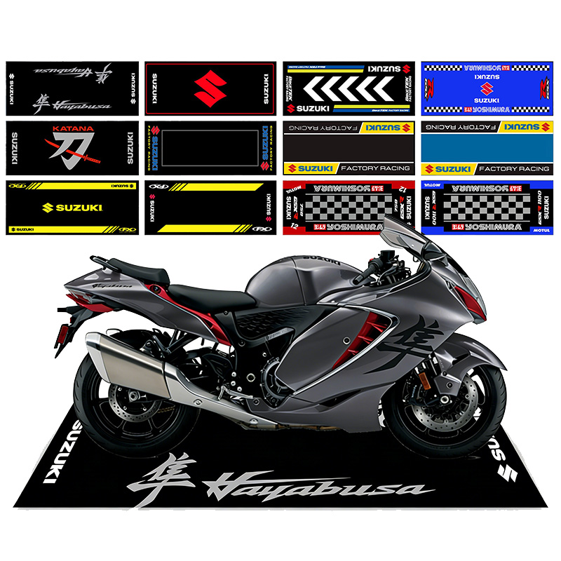 Home Bathroom Rugs - Tapete de Exibição para Motocicletas Suzuki,