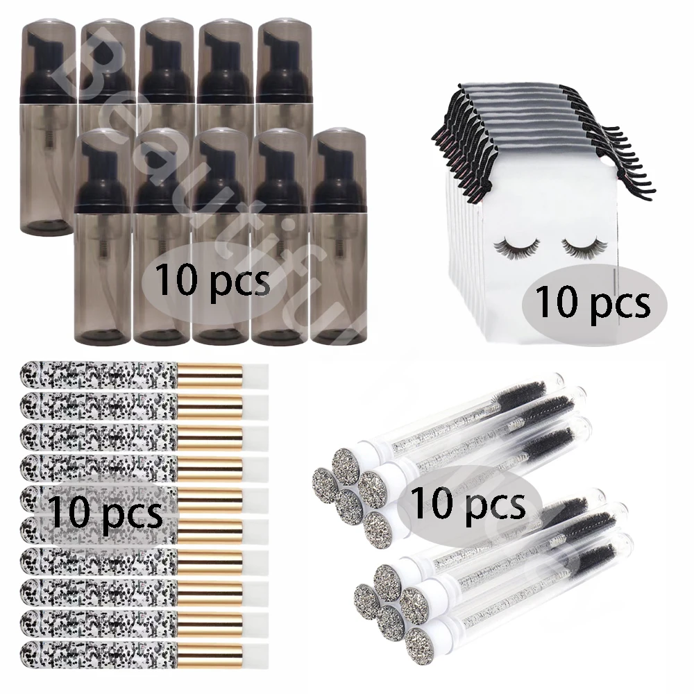 Soap Dispenser Pump - 40 pçs/set garrafa de espuma escova