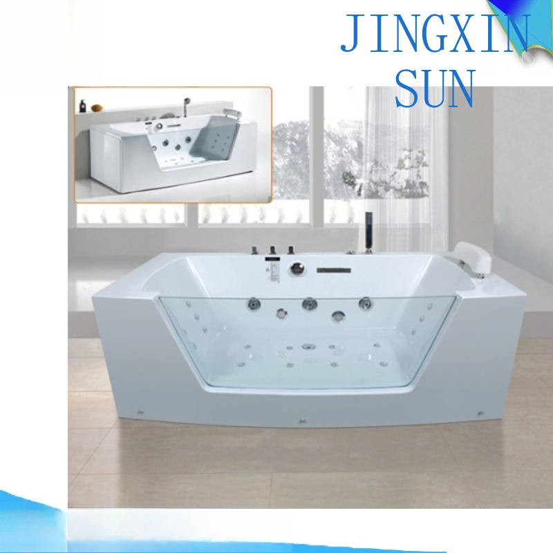 Home Bathroom Jacuzzi - Banheiro Andy, jacuzzi de vidro de