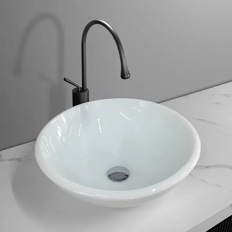 Home Bathroom Design Simple - Pia de Banheiro Redonda Moderna em