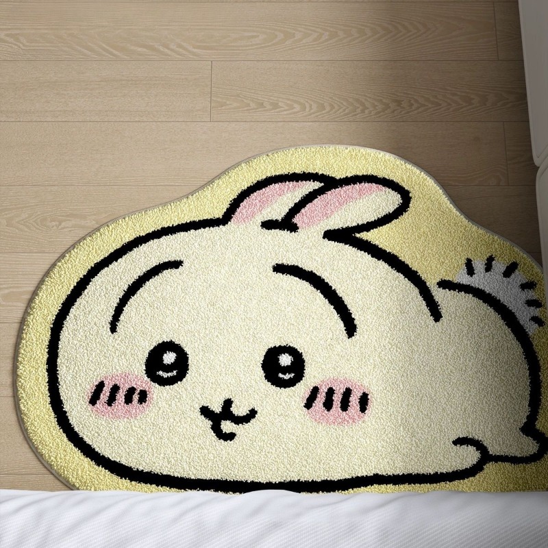 Home Bathroom Rugs - Tapete de Desenho Animado Chiikawa, Tapete