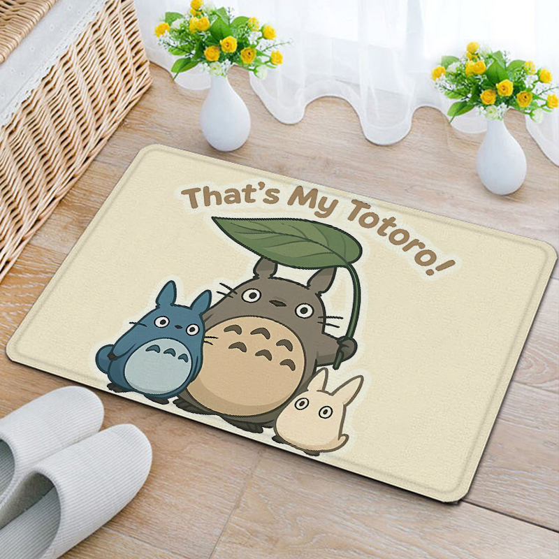 Home Bathroom Rugs - Tapete de Flanela My Neighbor Totoro,