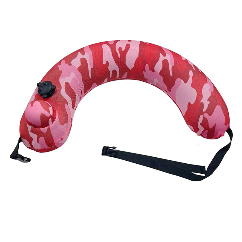 Bathtub Pillow Inflatable - Anel de natação semicírculo inflável de
