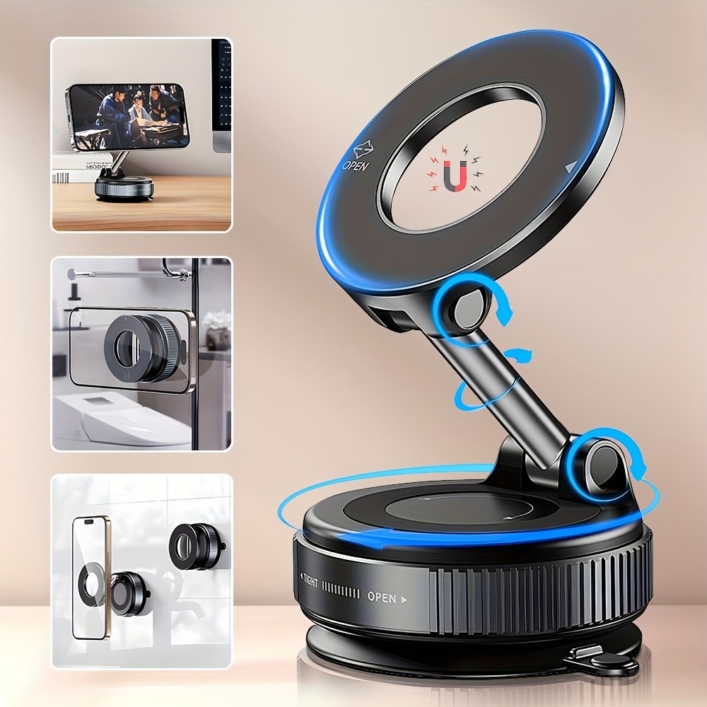 Home One Bathroom Accessories - Suporte Magnético para Celular com Ventosa,