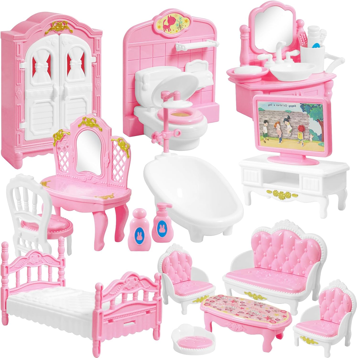 Casa de bonecas conjunto de mó - Zara Home Bathroom Accessories avaliação e preço