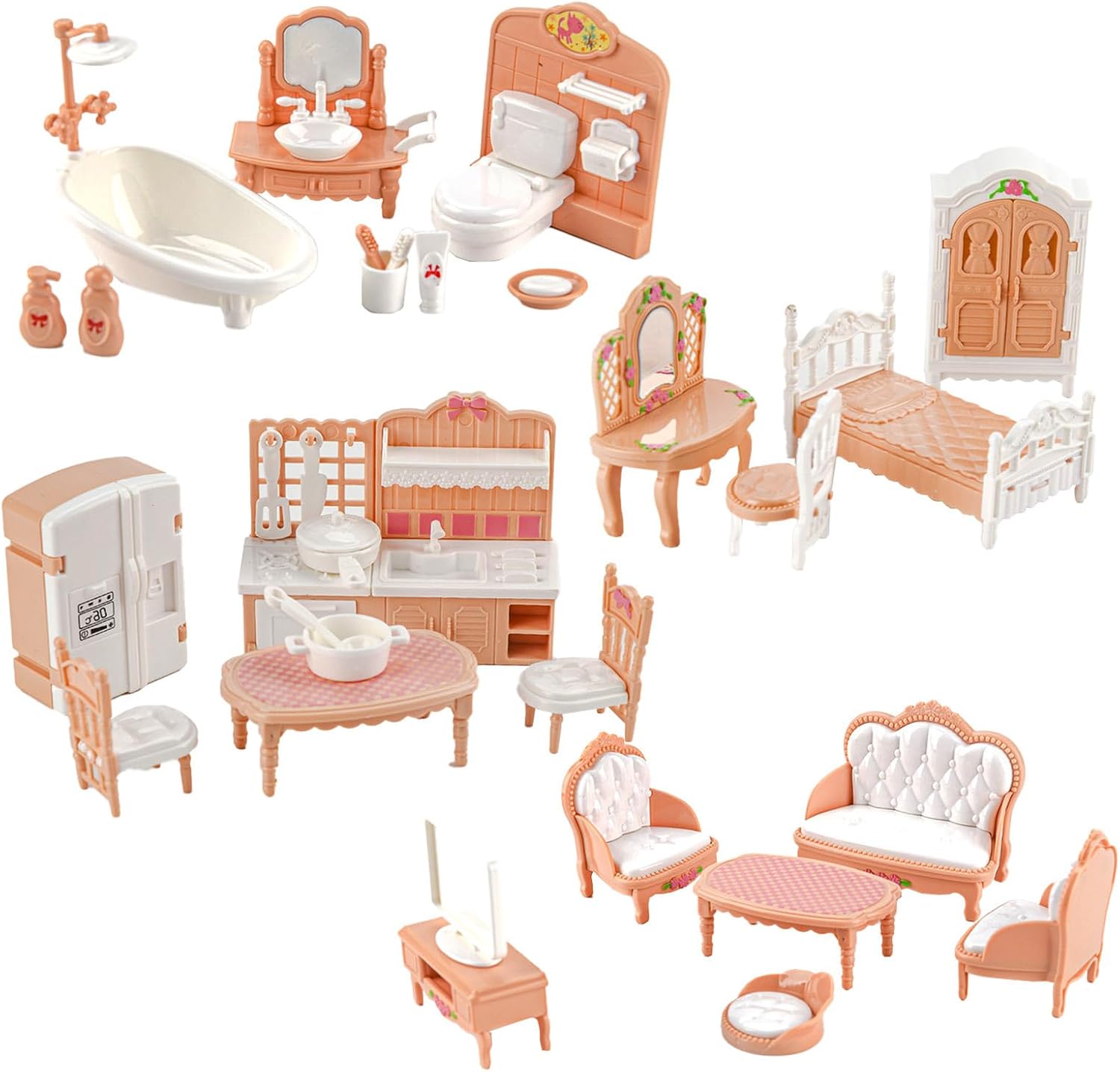Casa de bonecas conjunto de mó - Zara Home Bathroom Accessories avaliação e preço