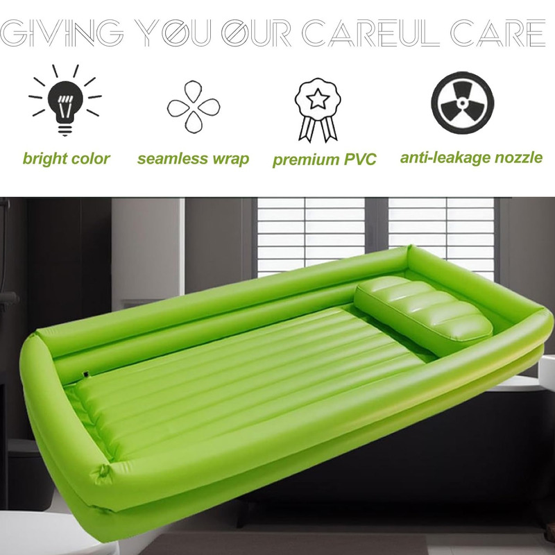 Banheira inflável de cabeceira - Bathtub Pillow Inflatable avaliação e preço