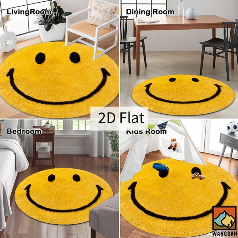 Tapete Redondo de Flanela 2D c - Home Bathroom Rugs avaliação e preço
