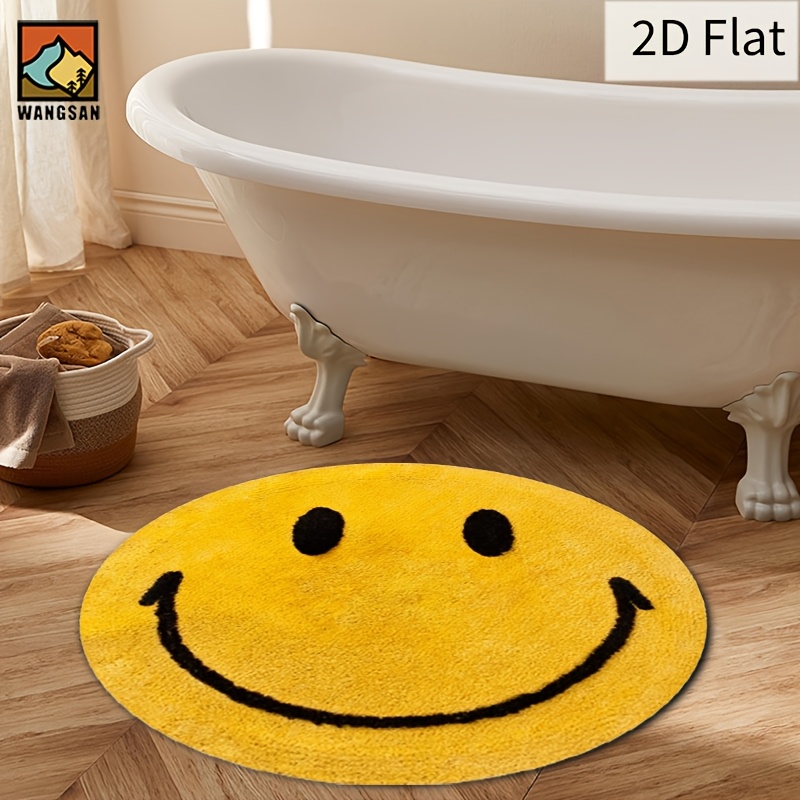 Tapete Redondo de Flanela 2D c - Home Bathroom Rugs avaliação e preço