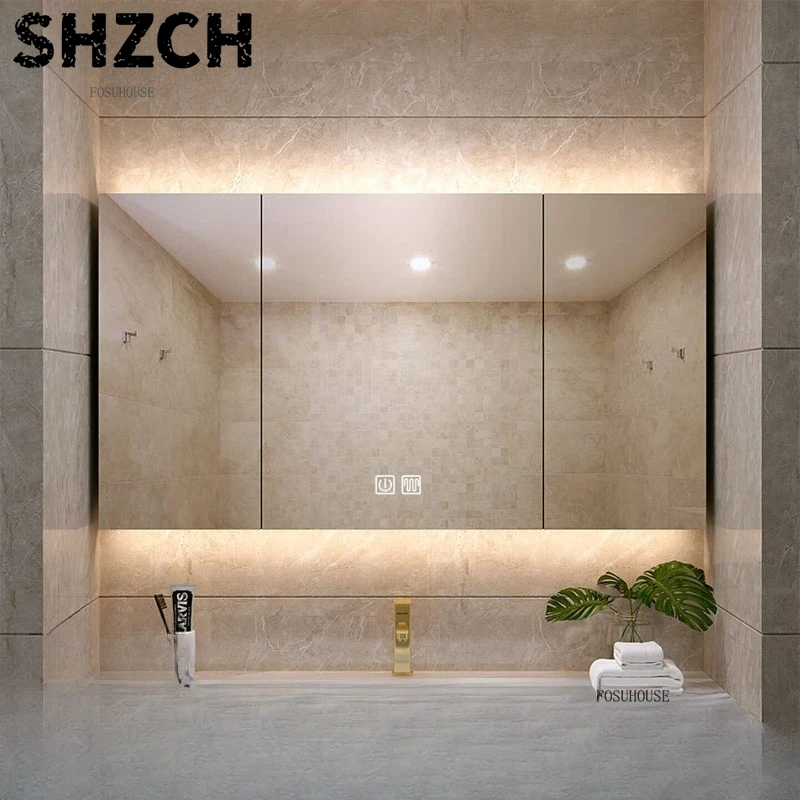 Espelho de Banheiro Moderno e  - Home Bathroom Cabinets avaliação e preço