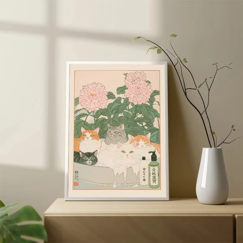 Arte de Parede Japonesa Vintag - Home Bathroom Pictures avaliação e preço