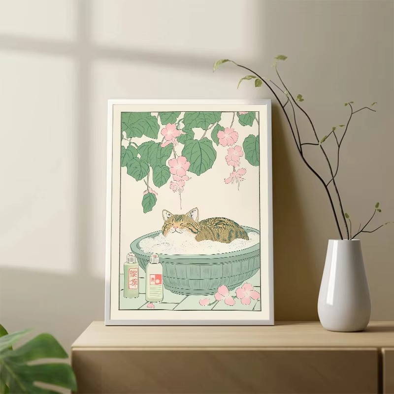Arte de Parede Japonesa Vintag - Home Bathroom Pictures avaliação e preço