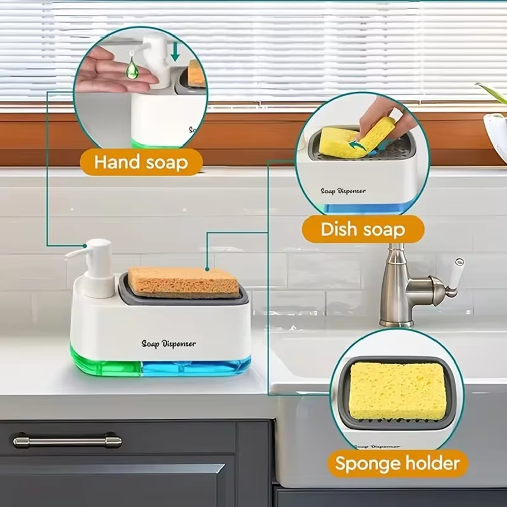 Conjunto de dispensador de sab - Soap Dispenser Pump avaliação e preço