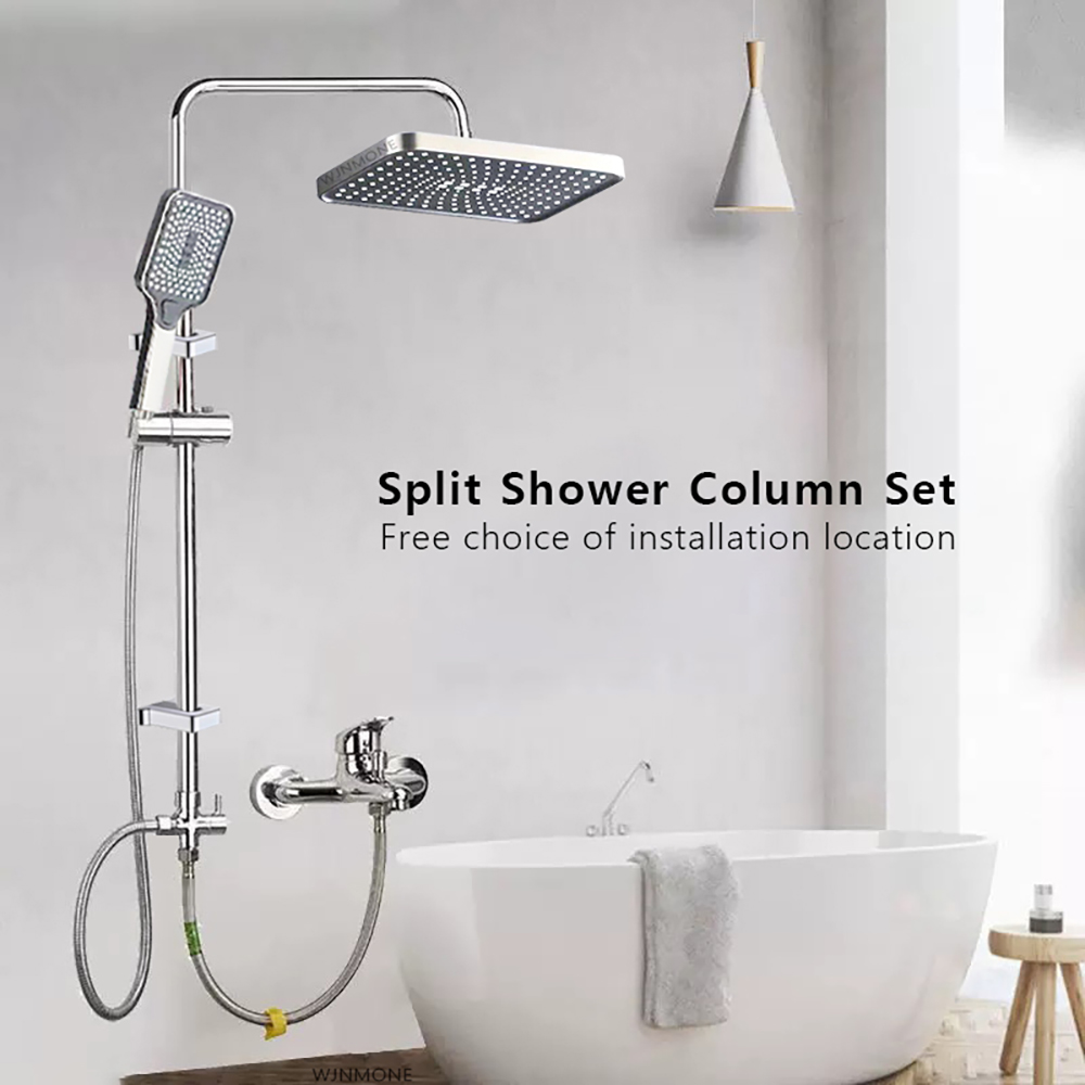 Conjunto de coluna de chuveiro - Home Bathroom Faucets avaliação e preço