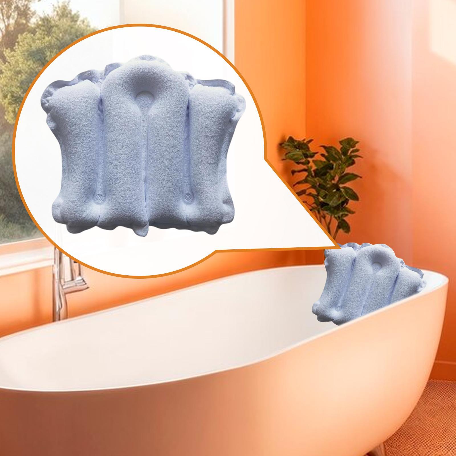 Travesseiro inflável para banh - Bathtub Pillow Inflatable avaliação e preço
