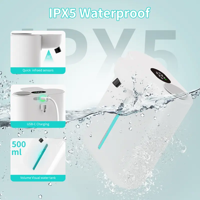500ml grande capacidade 9 níve - Soap Dispenser Pump avaliação e preço