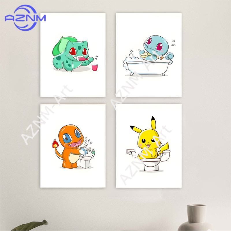 Pintura em Tela Engraçada de D - Home Bathroom Pictures avaliação e preço