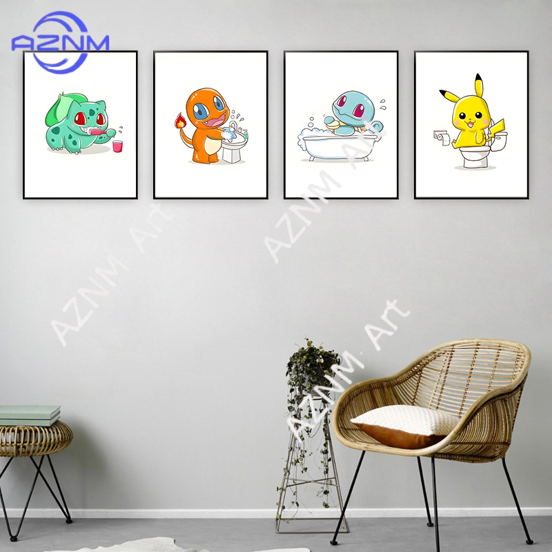 Pintura em Tela Engraçada de D - Home Bathroom Pictures avaliação e preço