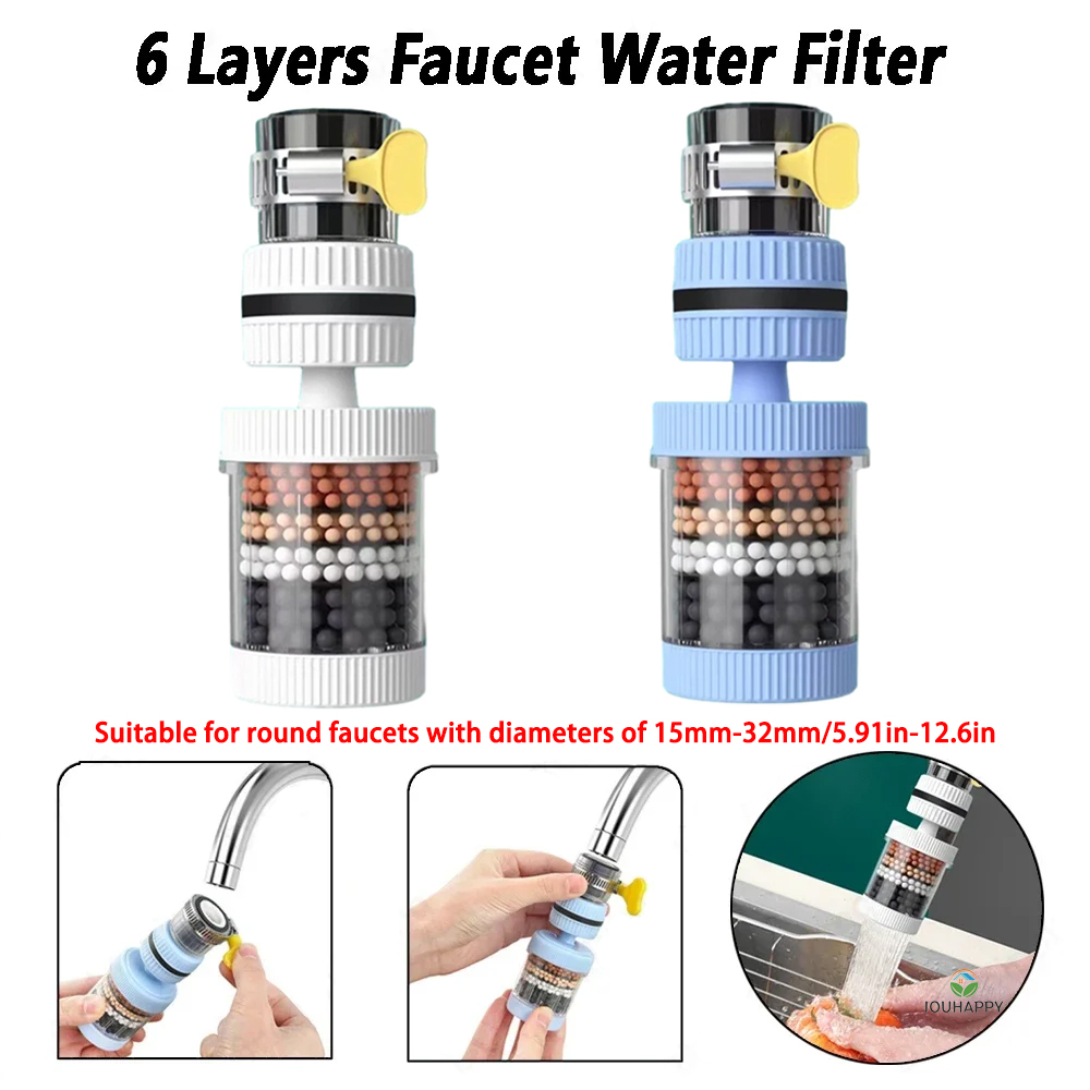 6 camadas torneira filtro de á - Home Bathroom Faucets avaliação e preço